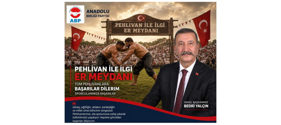 Bedri Yalçın: Kırkpınar Ata Sporumuzun Onurunu Ve Milletimizin Kültürel Hafızasını Yaşatıyor - GÜNDEM - İnternetin Ajansı