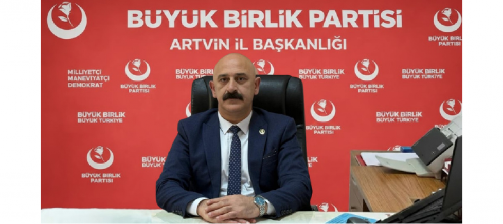 Büyük Birlik Partisi Artvin İl Başkanı Engin Şen’den Kurban Bayramı Mesajı: “Aynı Sofrada Dua Eden Bir Milletin Gücünü Hiçbir Zorluk Yıkamaz” - GÜNDEM - İnternetin Ajansı