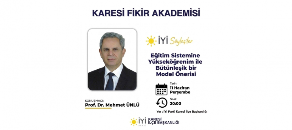 Cahit Can Tekin: Karesi Fikir Akademisi’nde Eğitim Sistemini Konuşacağız - GÜNDEM - İnternetin Ajansı