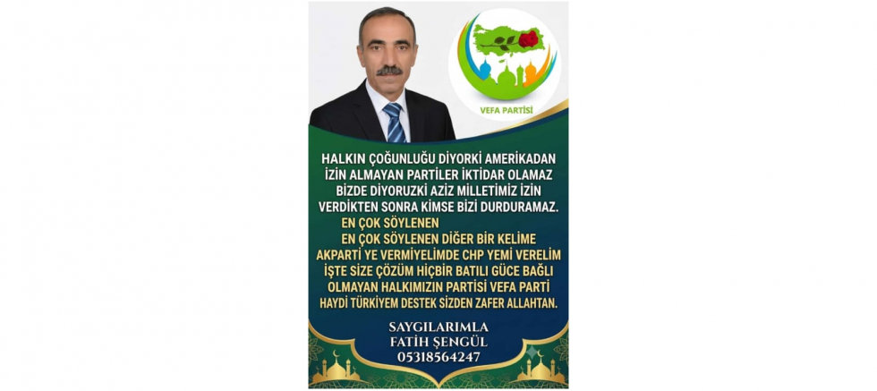 Fatih Şengül: Millet İzin Verdikten Sonra Kimse Bizi Durduramaz - GÜNDEM - İnternetin Ajansı