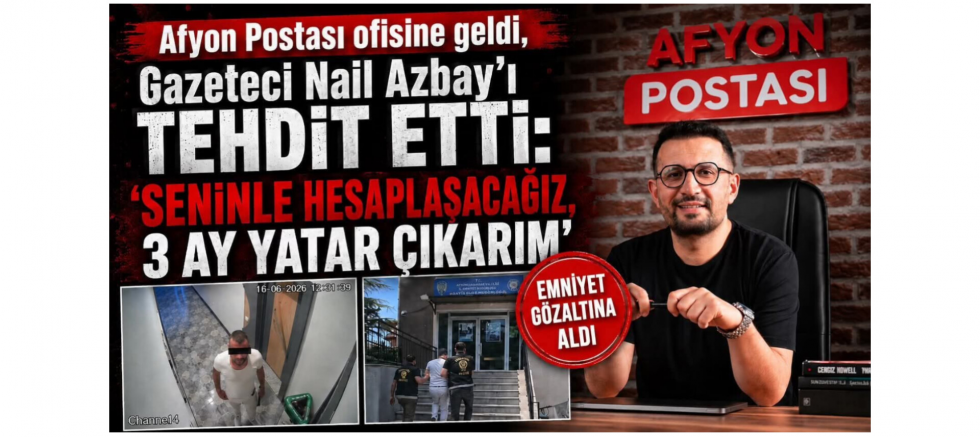 Fehmi Güray Çakır: Gazetecilere Yönelik Tehditler Basın Özgürlüğüne Yönelik Bir Saldırıdır - GÜNDEM - İnternetin Ajansı