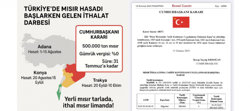 HİDAYET BAYSAL: “YERLİ ÇİFTÇİYE DEĞİL, İTHALATÇIYA DESTEK VERİLİYOR” - GÜNDEM - İnternetin Ajansı