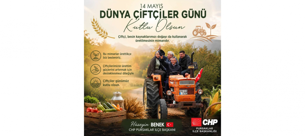 Hüseyin Benek: Çiftçinin Üretim Gücü Desteklenirse Türkiye’nin Sofrası Bereketlenir - GÜNDEM - İnternetin Ajansı
