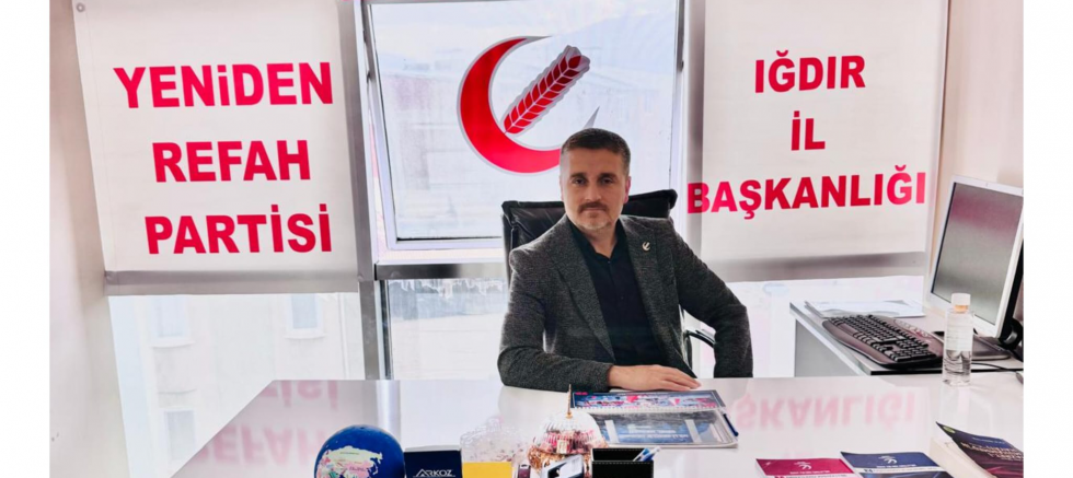 YRP Iğdır İl Başkanı Fırat Akkuş'tan 24 Temmuz Mesajı: 
