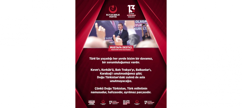 Yüksel Duman: Doğu Türkistan Türk Milletinin Hafızasıdır - GÜNDEM - İnternetin Ajansı