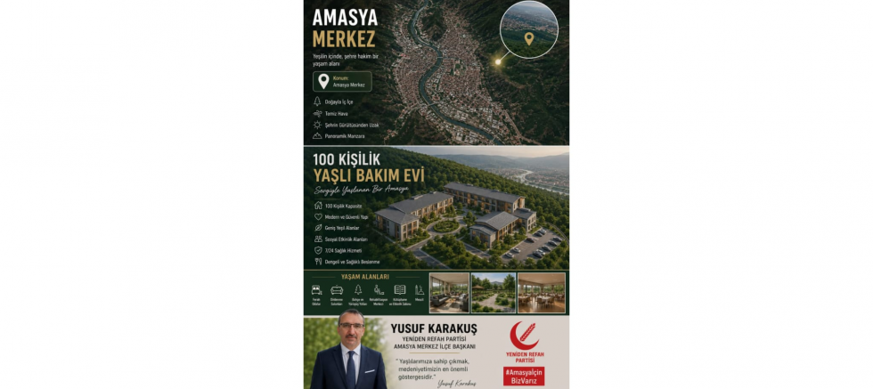 Yusuf Karakuş: Yaşlı Bakım Evi Projemizin Amasya İçin Karşılık Bulması Memnuniyet Vericidir - GÜNDEM - İnternetin Ajansı